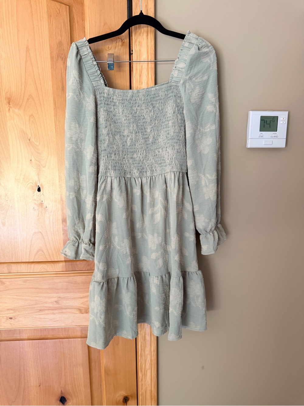 Long sleeve mini dress Size small